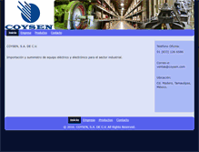 Tablet Screenshot of coysen.com